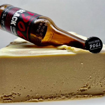 TURRON TRUFADO BLANCO CON CERVEZA NEGRA  GALLEGA ,HECHO A MANO.